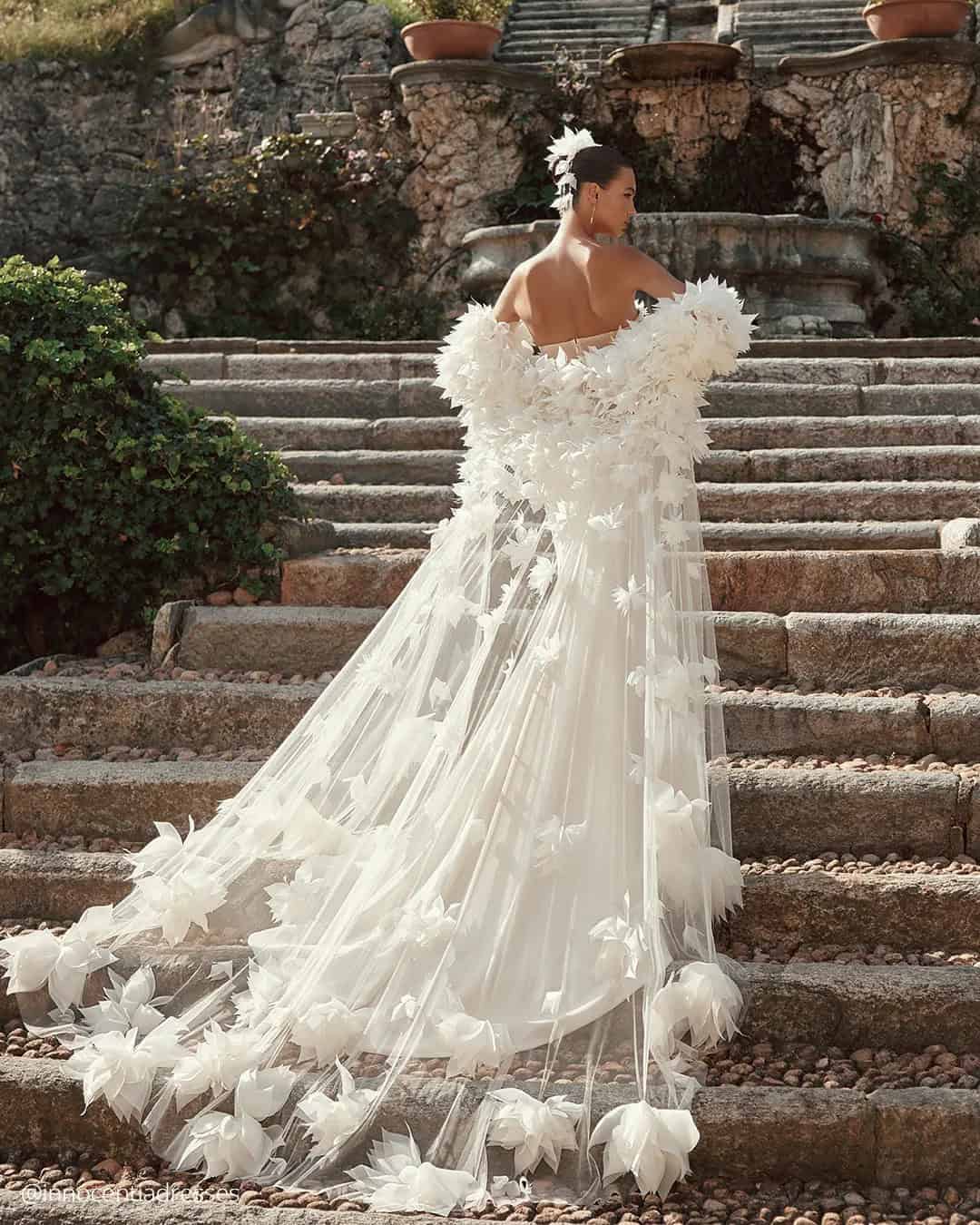 2 In One Wedding Dress Ideas In A Cape