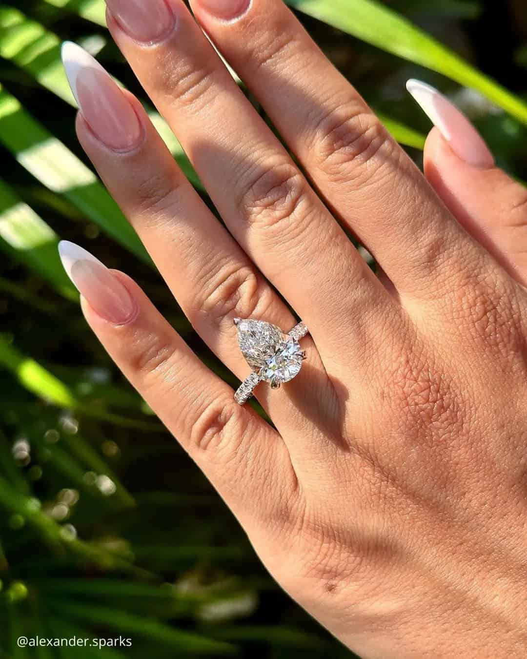 Marquise & Pear Cut Engagement Rings