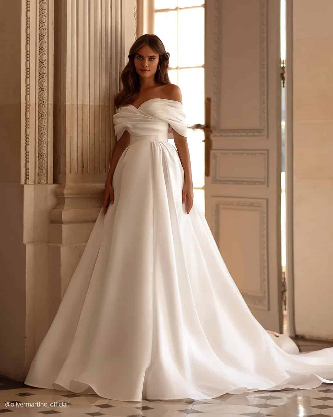 Simple Winter Bridal Gowns