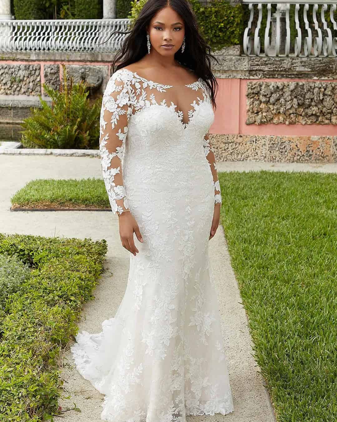 Lace Wedding Plus Size Dresses