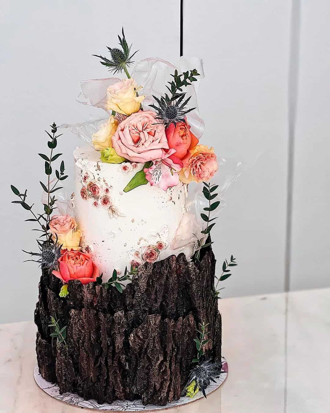 Wooden Cake Designs