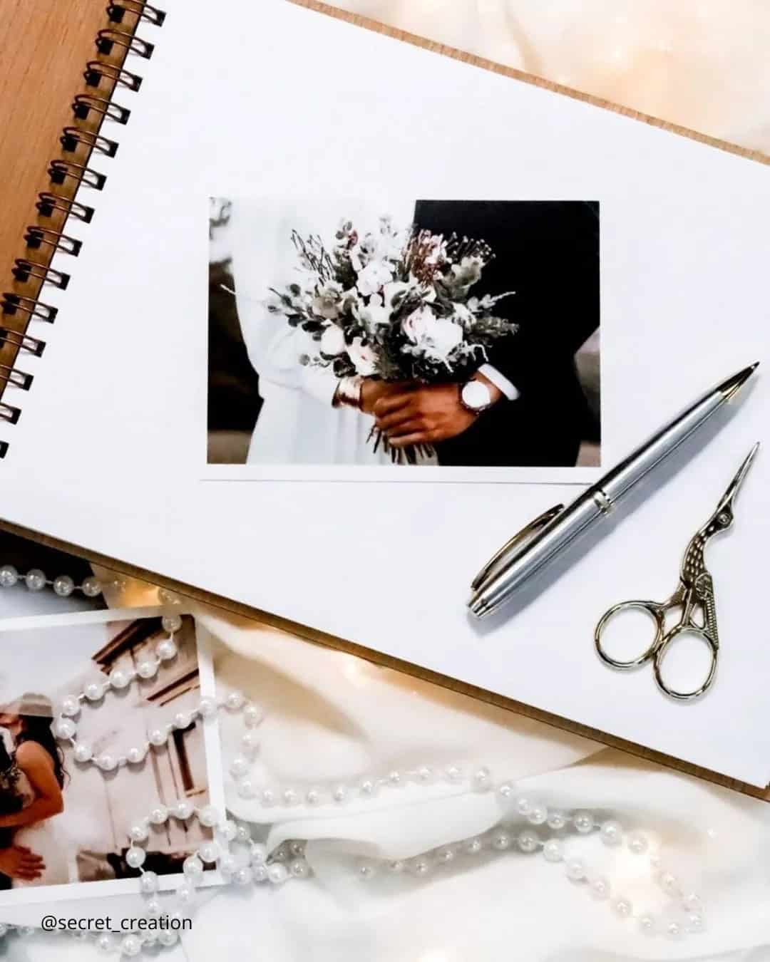 A photo album or a scrapbook could be developed