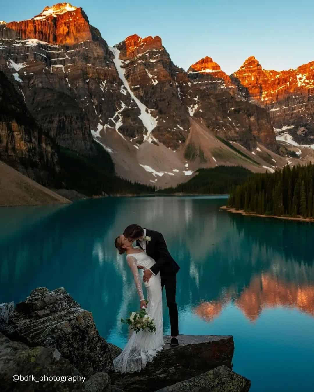 Tango-Style Wedding Kissing