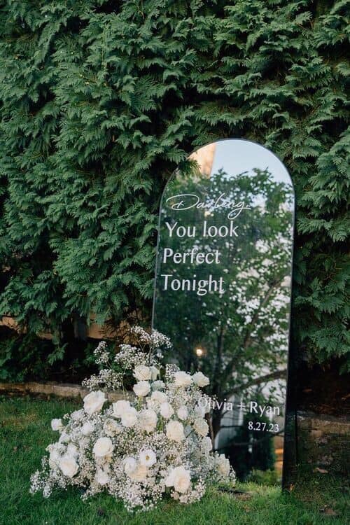 Mirrors with positive sayings