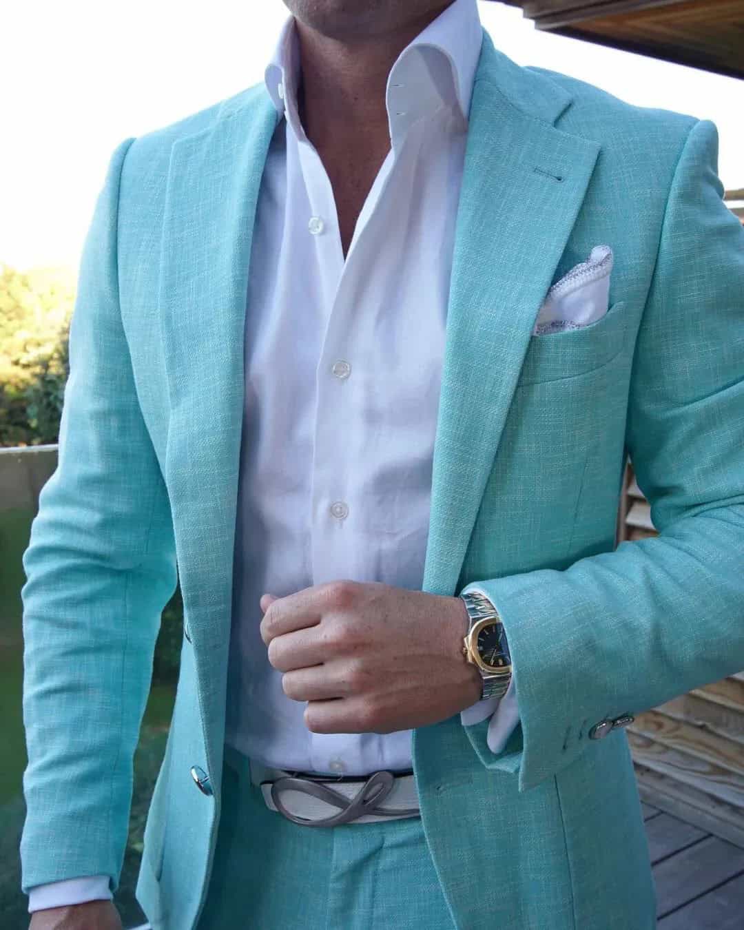 Turquoise Groom Attire Ideas