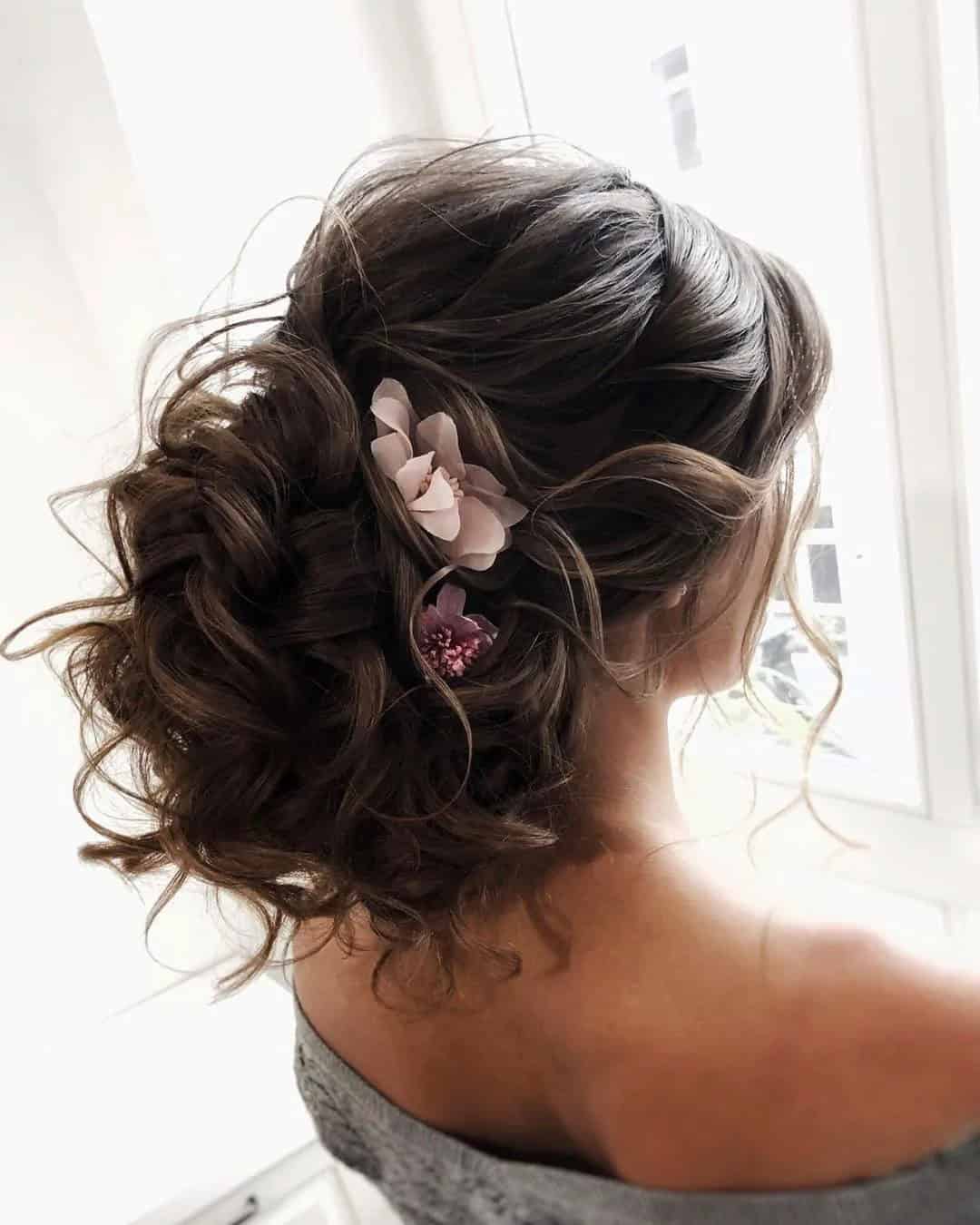 Curly Updos For Wedding