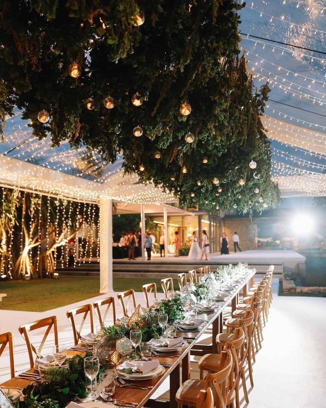 Lighting Ideas For Wedding Under Tent