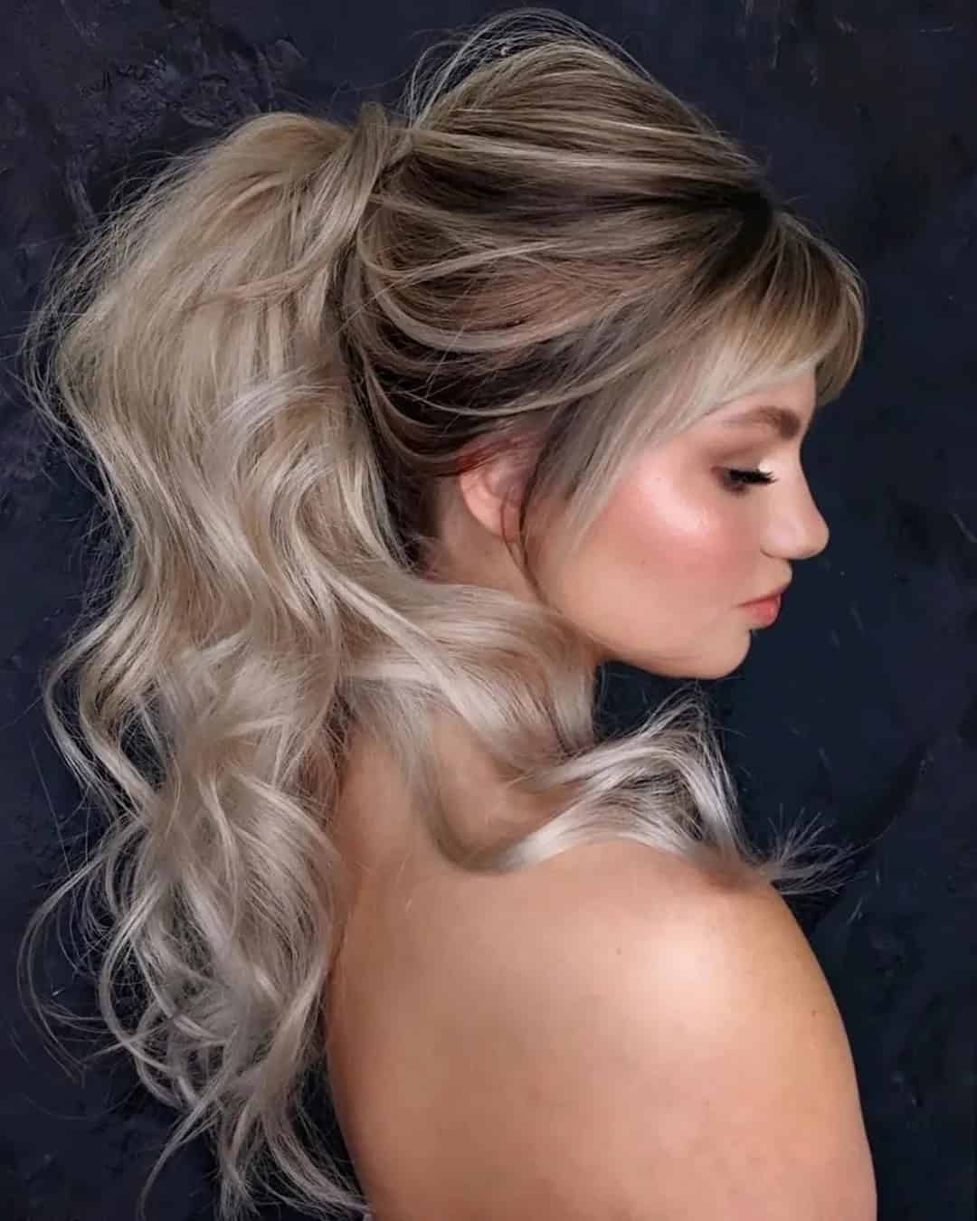 Ponytail With Bangs