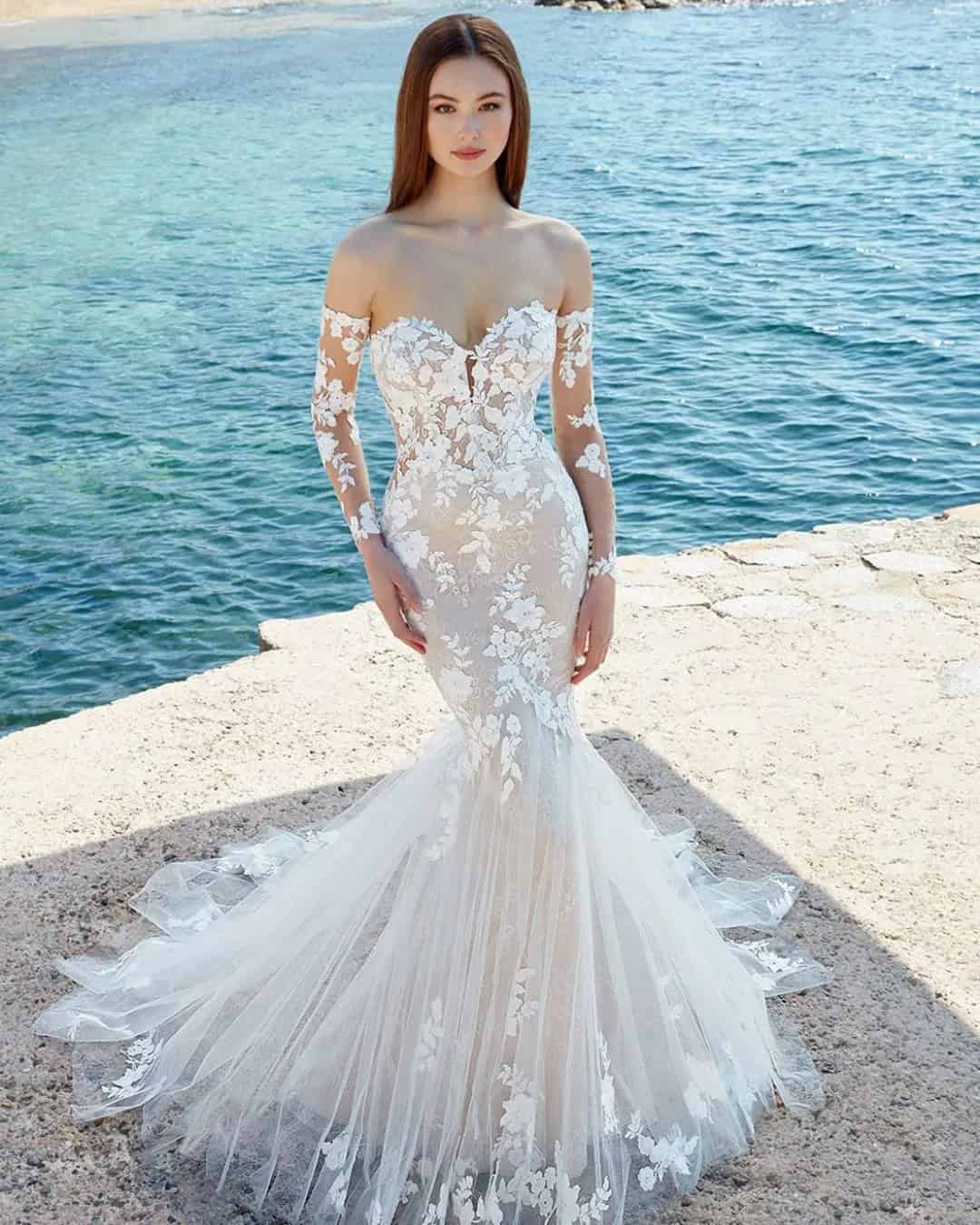 Off The Shoulder Bridal Gowns