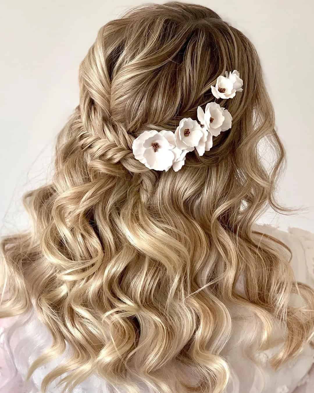 Loose Waves Wedding Hair