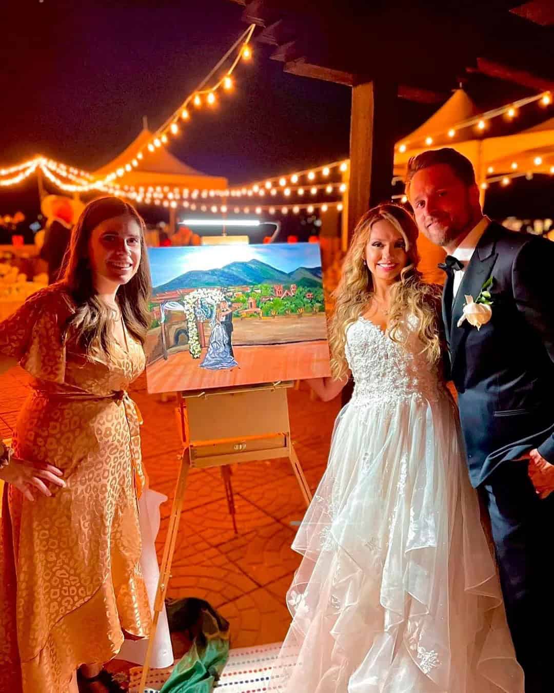 Live Wedding Painting