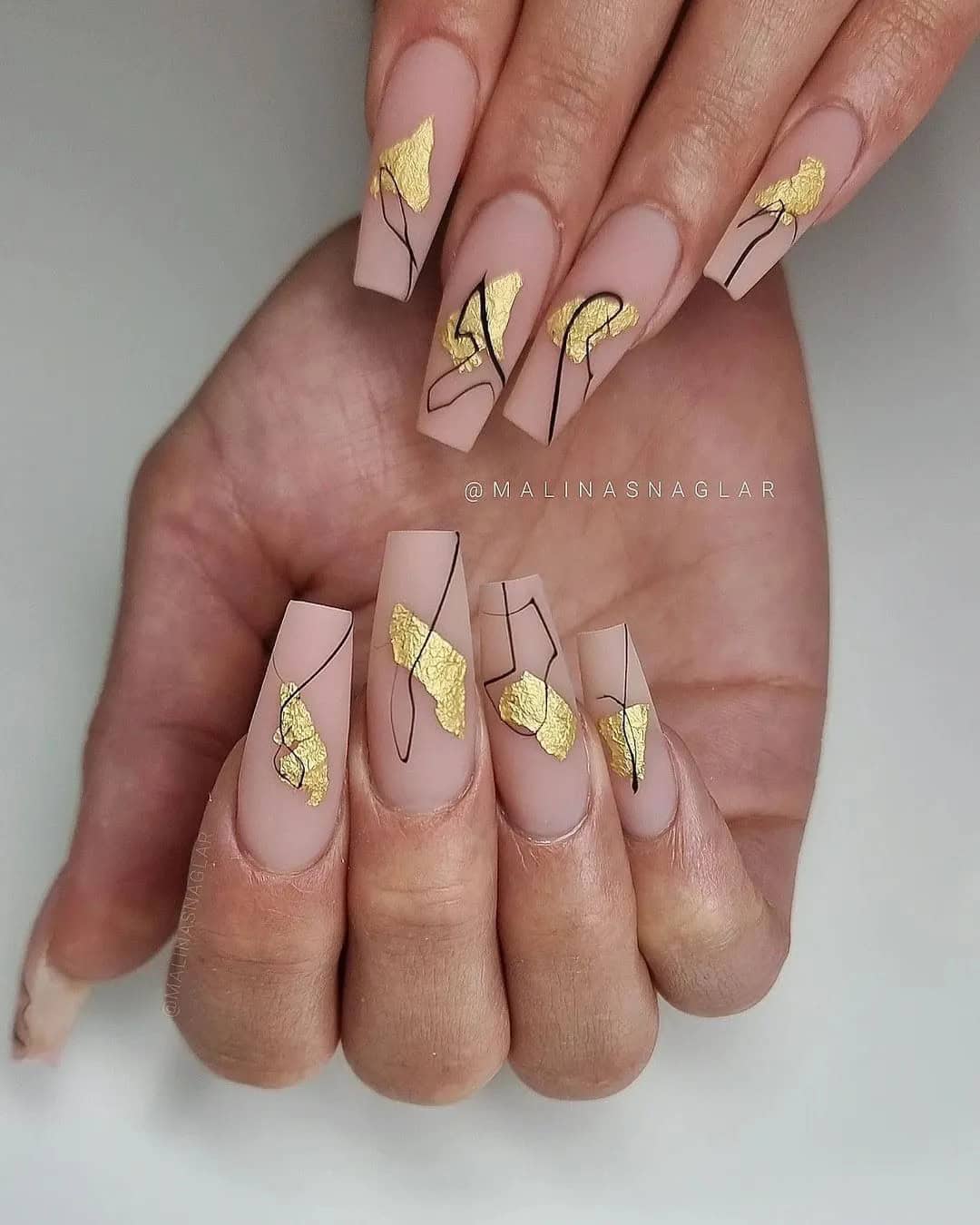 Coffin Pinterest Nails