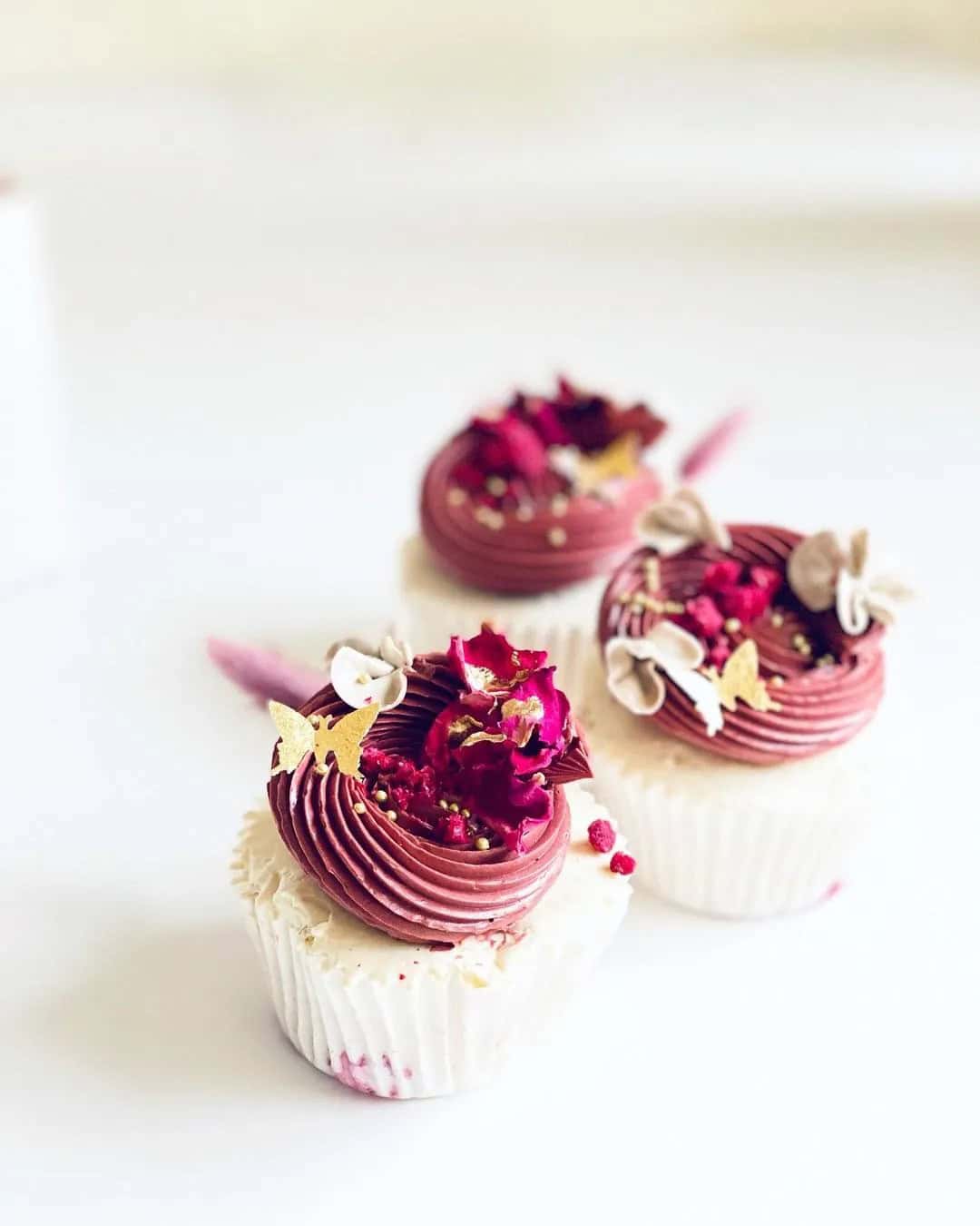 Chocolate Wedding Cupcake Red Ideas