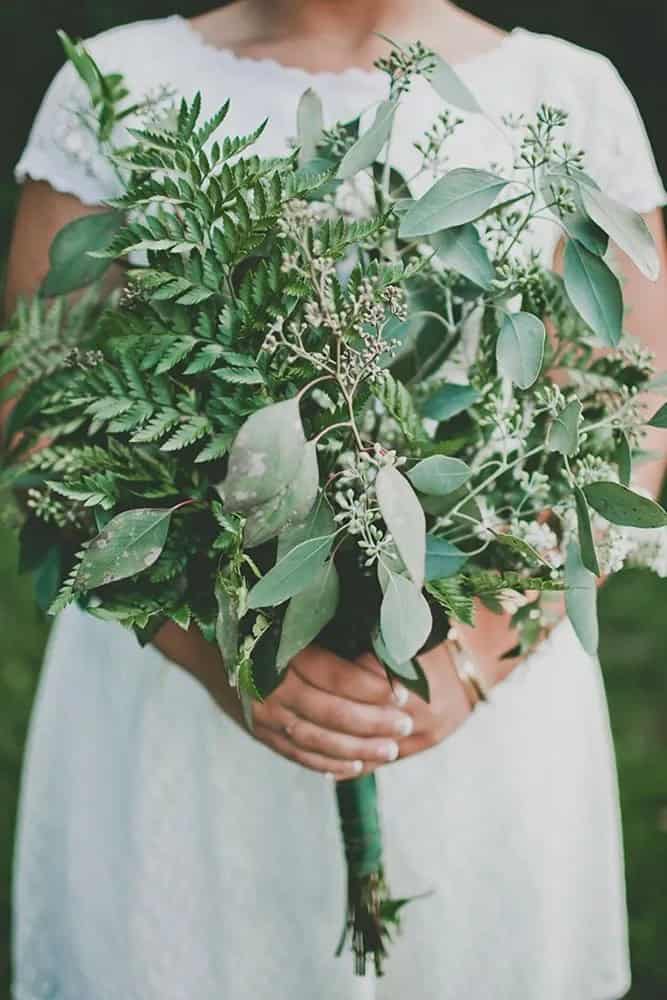 Trendy Greenery Wedding Florals