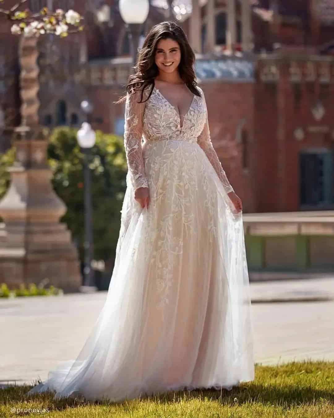 Lace Wedding Plus Size Dresses