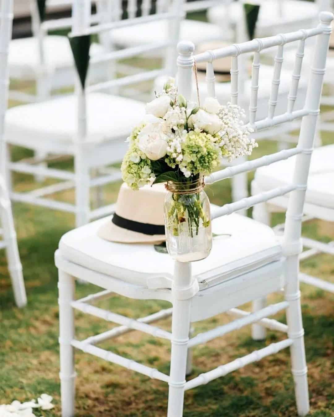 Rustic Wedding Aisle Decor