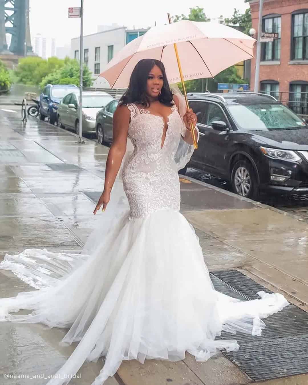 Mermaid Plus Size Wedding Dresses