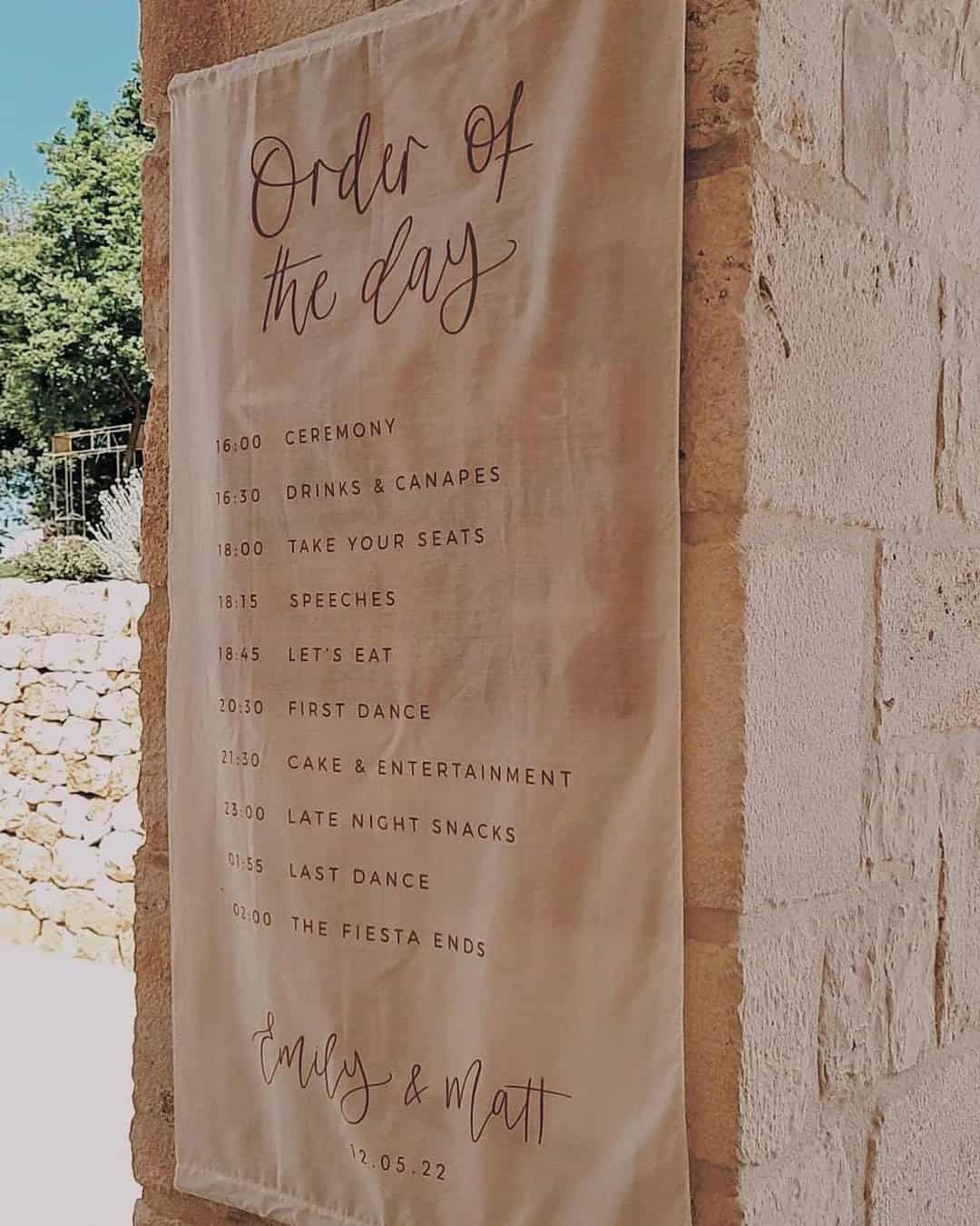 Nude Wedding Signs