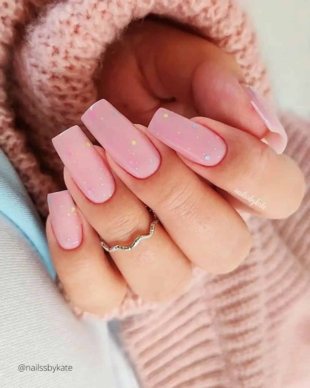 Spring Coffin Nails Ideas