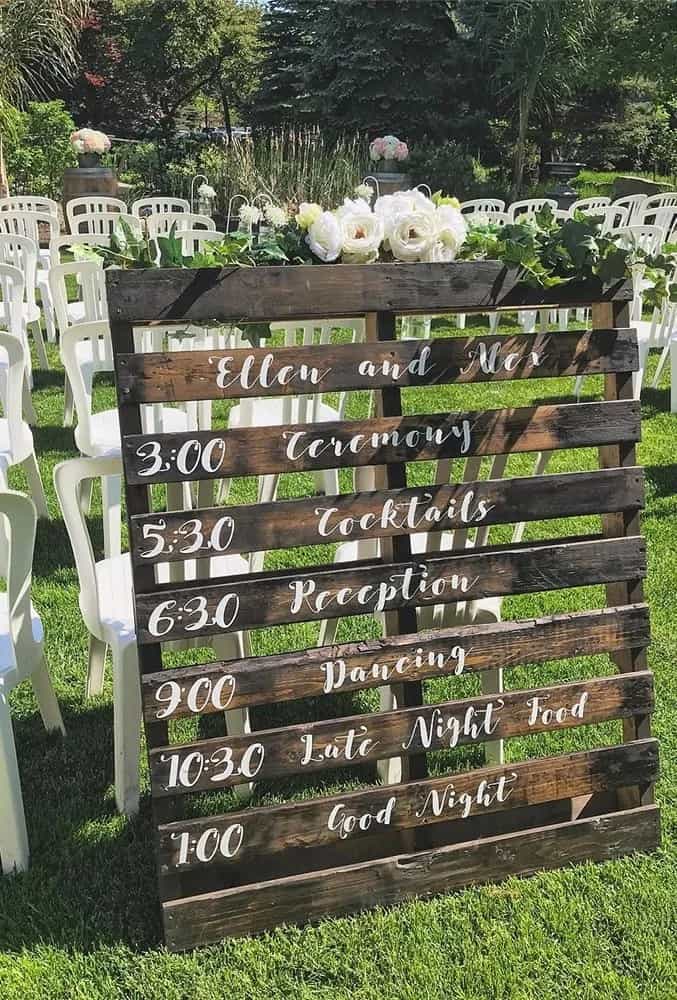 Ceremony Program Signs