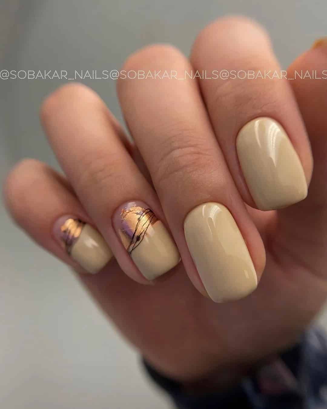 Classy Nails For Your Big Day