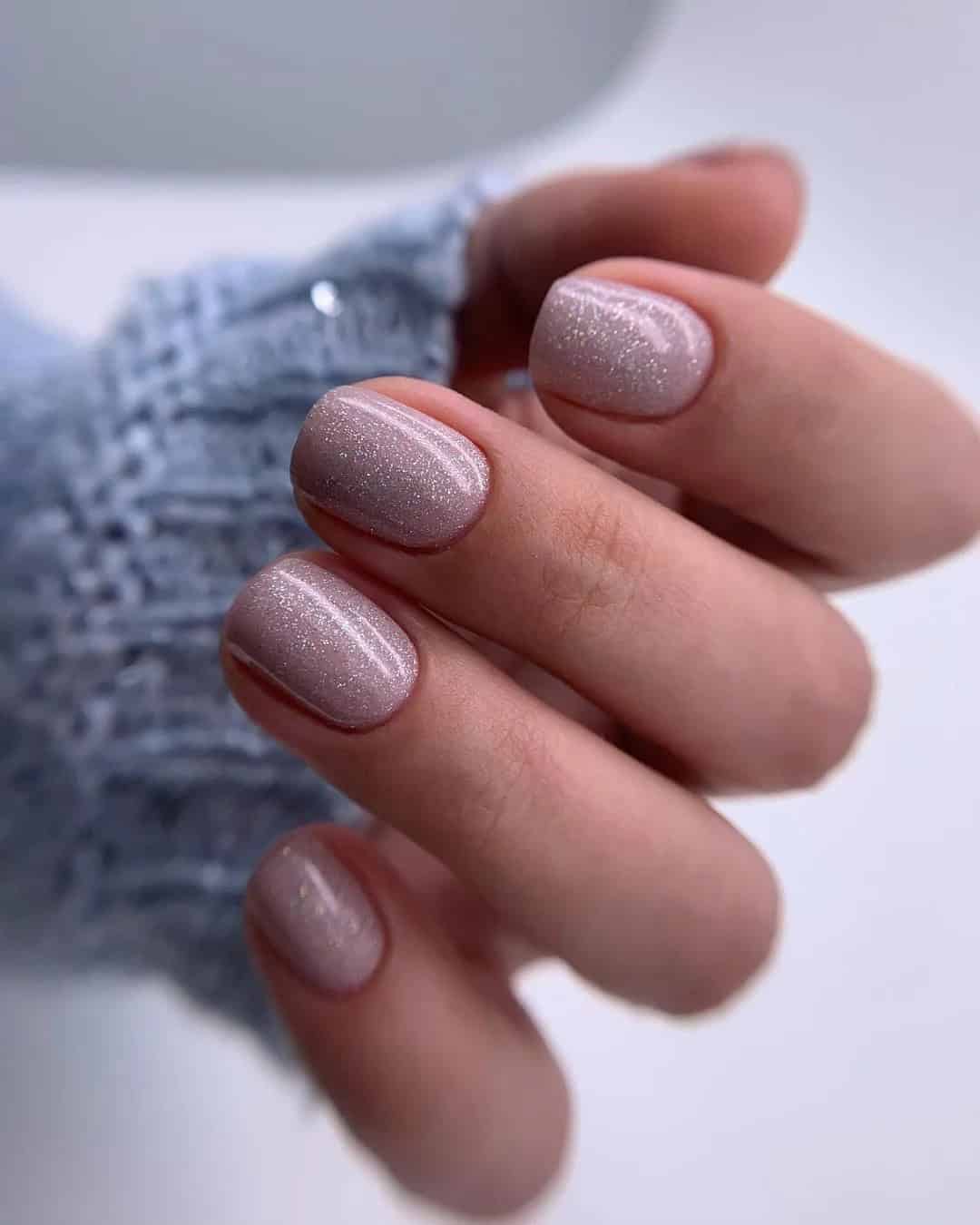 Natural Bridal Nude Nails