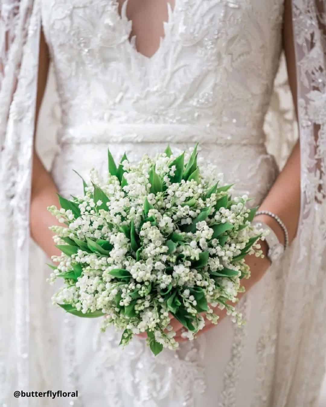 White Single Bloom Wedding Bouquets