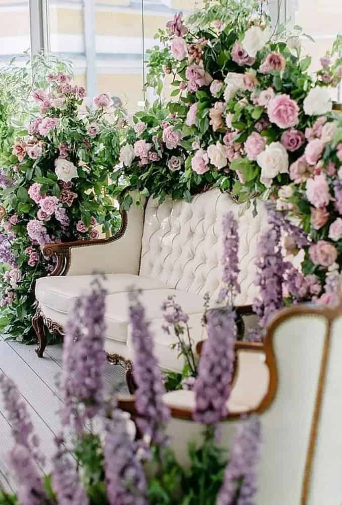 Wedding Chairs Decor With Lavender