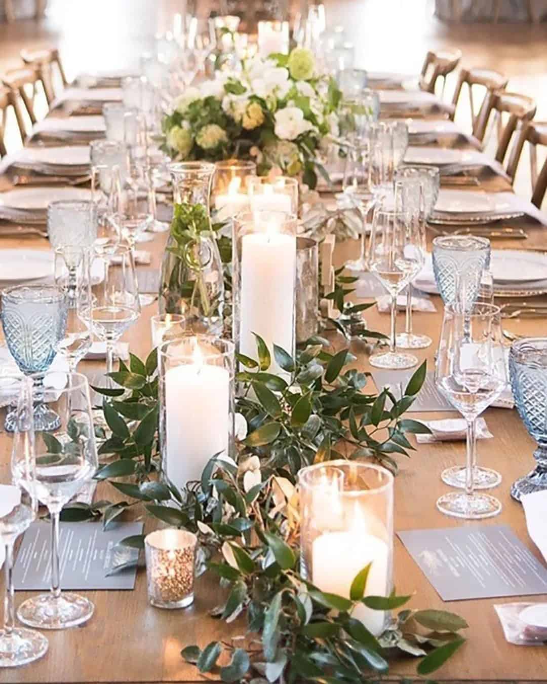 Minimalist Table Decorations For Wedding