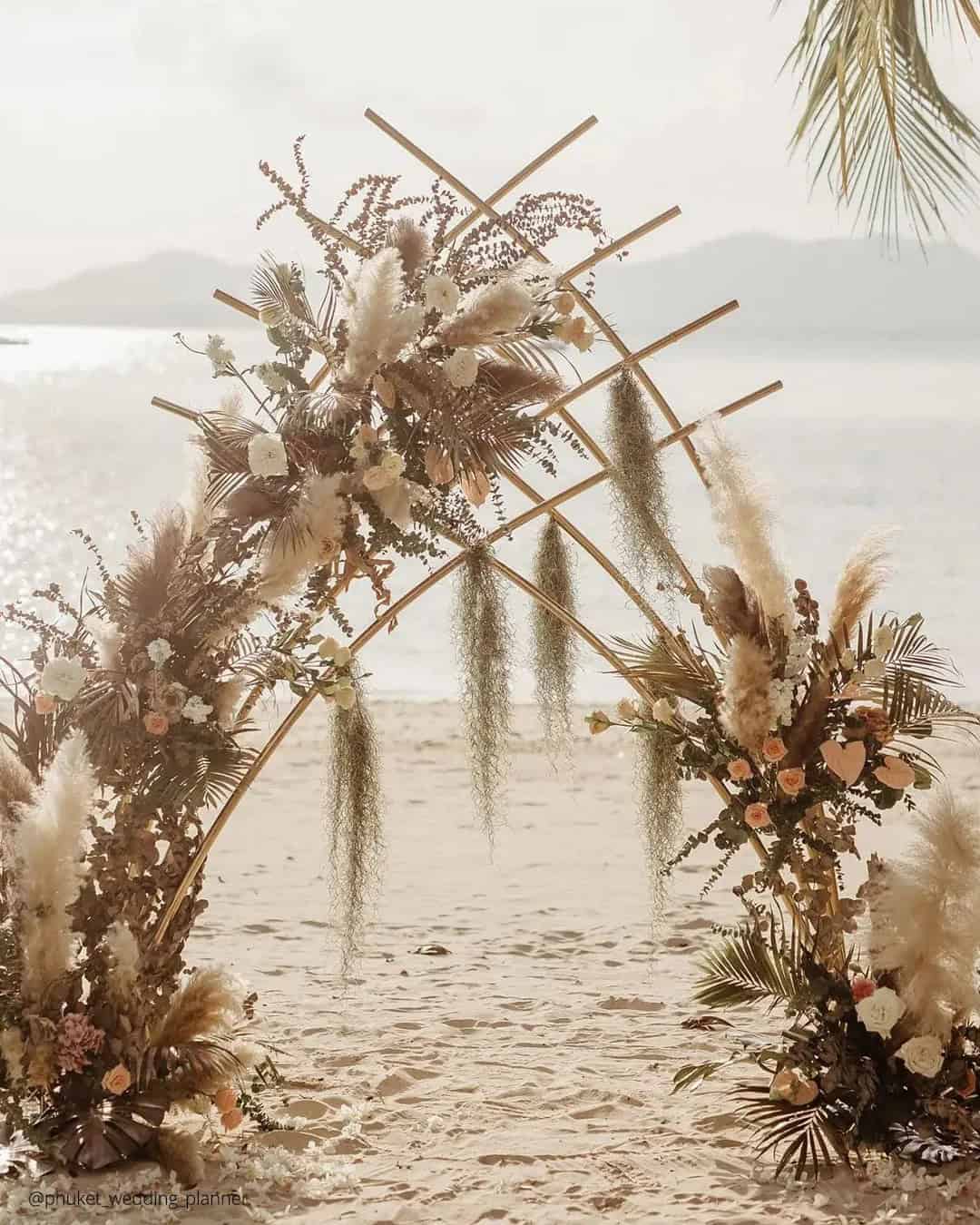 Beach Wedding Arches and Backdrops