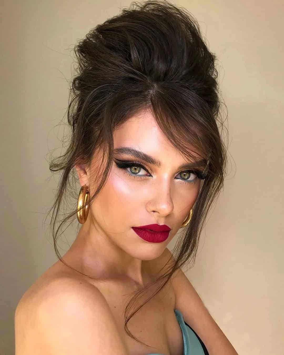 Red Lip Wedding Makeup