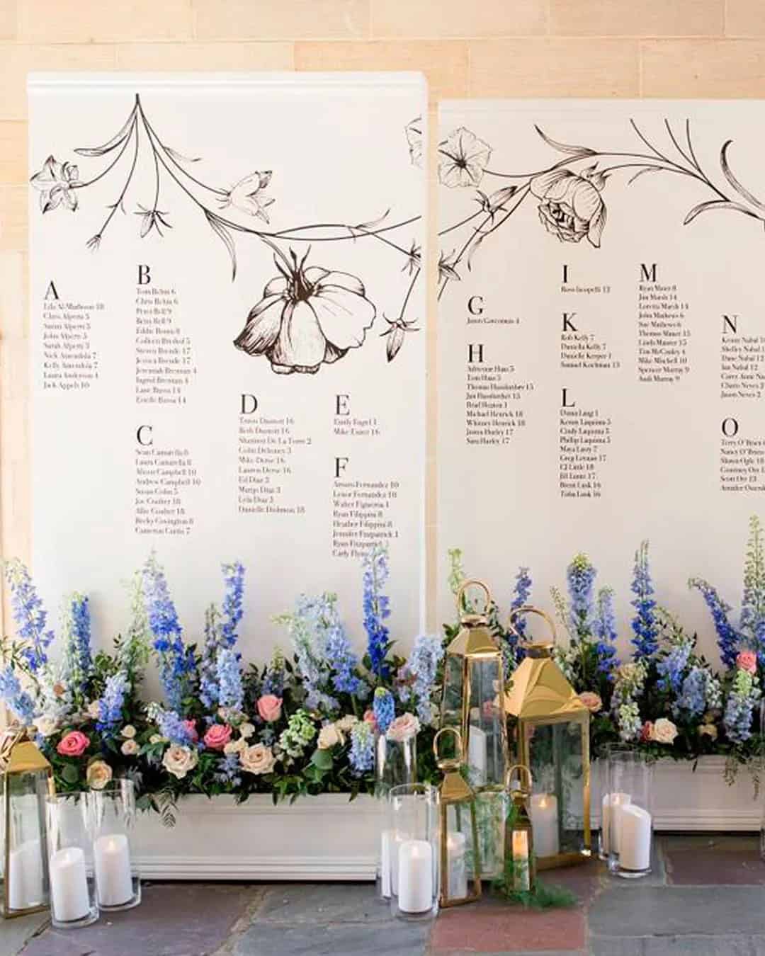 Wedding Seating Chart Decorations