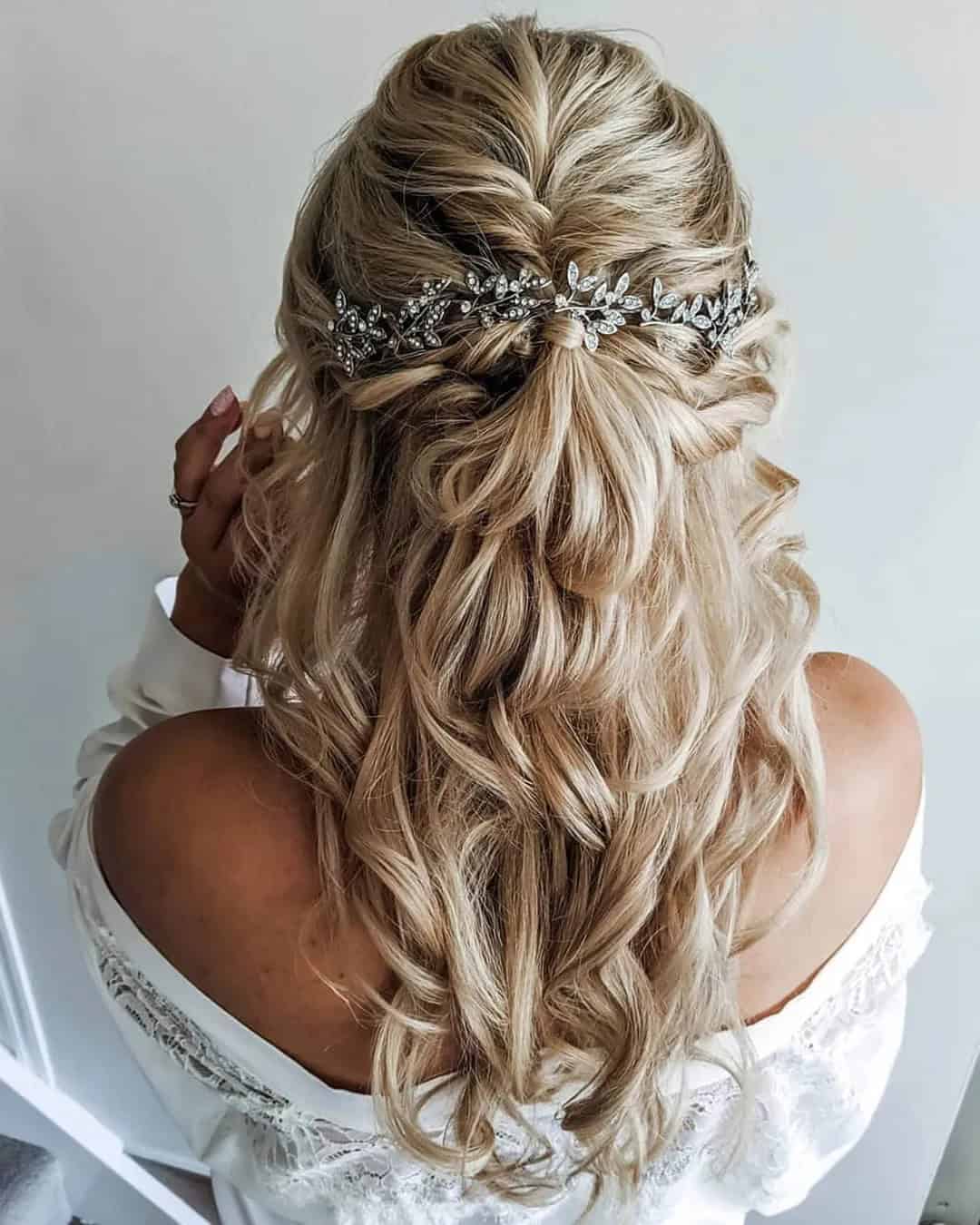 Boho Wedding Hair Half Up