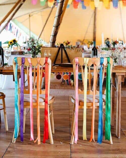 Colorful ribbons