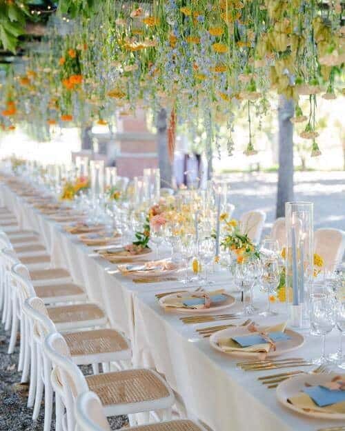 Hanging flowers