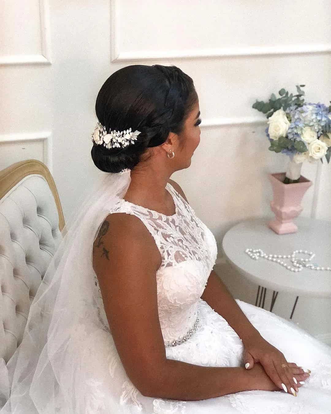 Black Women Wedding Hairstyles With Veil