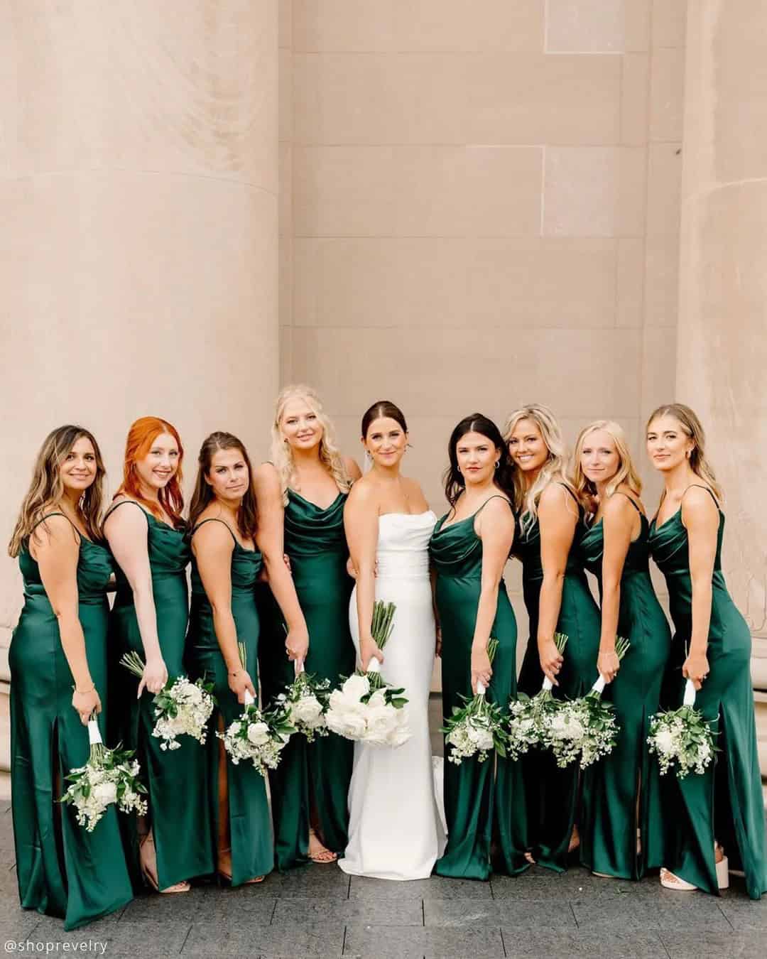 Emerald Green Bridesmaid Dresses