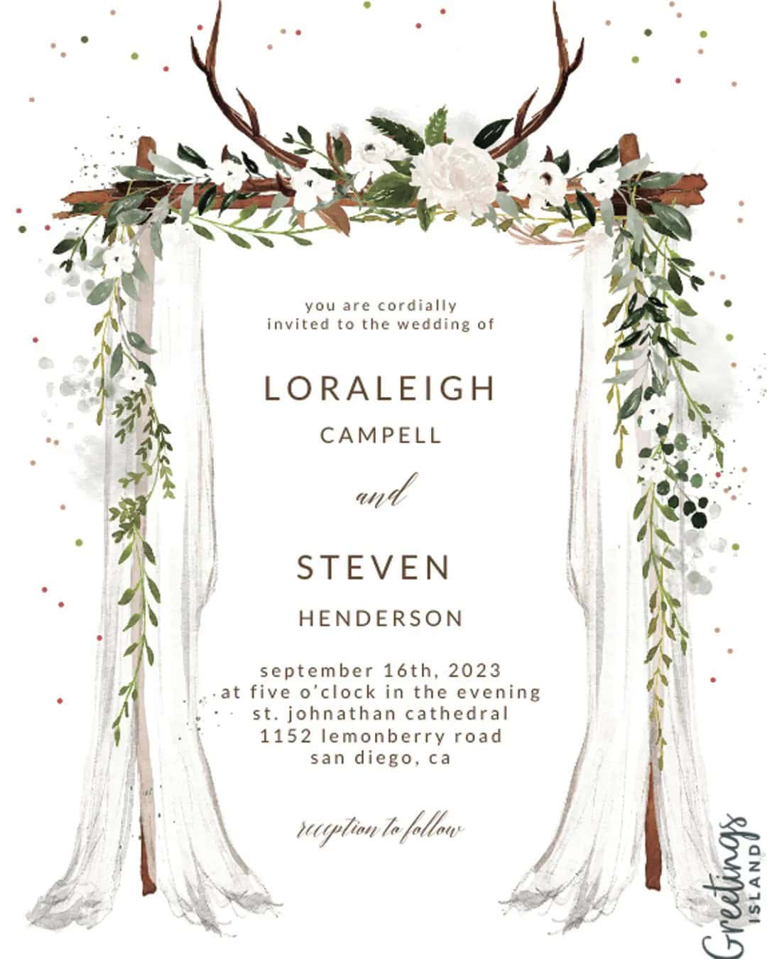 Templates for Wedding Invitations