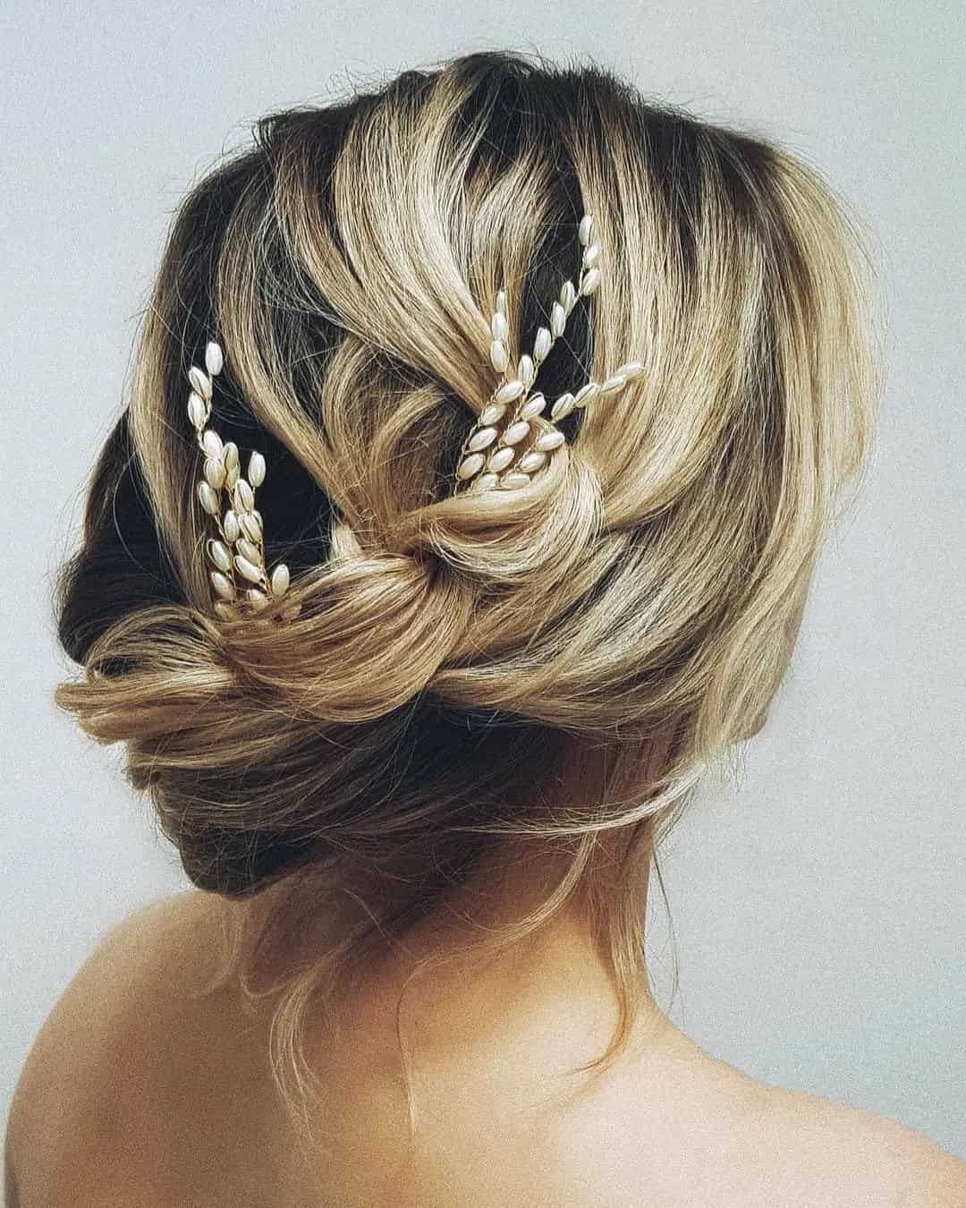 Boho Wedding Hairstyles For Short Hair