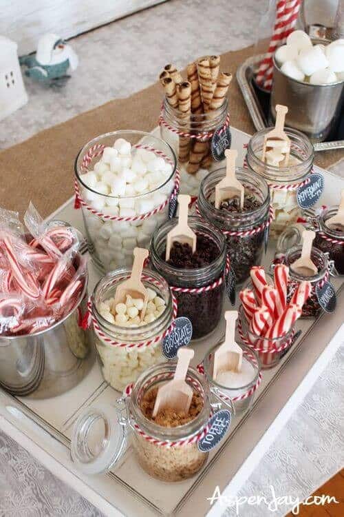 DIY hot chocolate bar