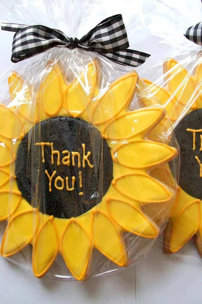 Sunflowers Wedding Favors