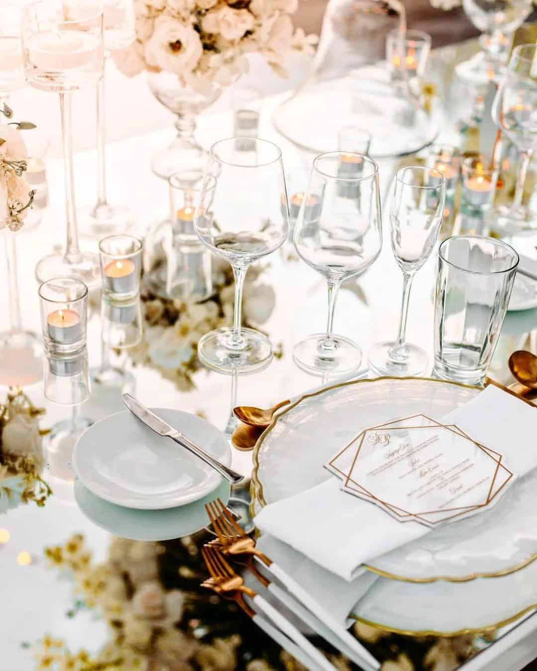 Mirror Table Decor