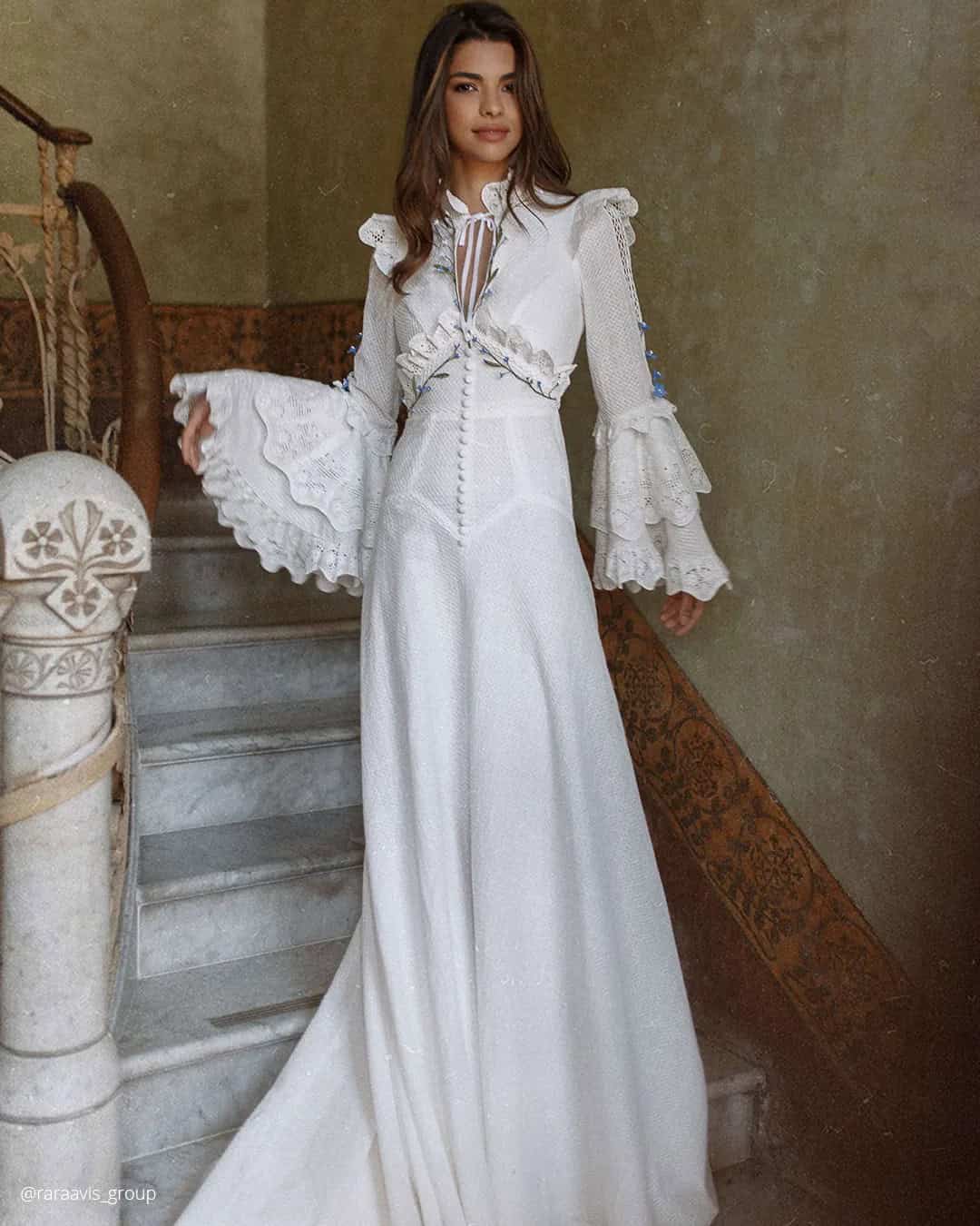 Victorian Wedding Dresses With Sleeves