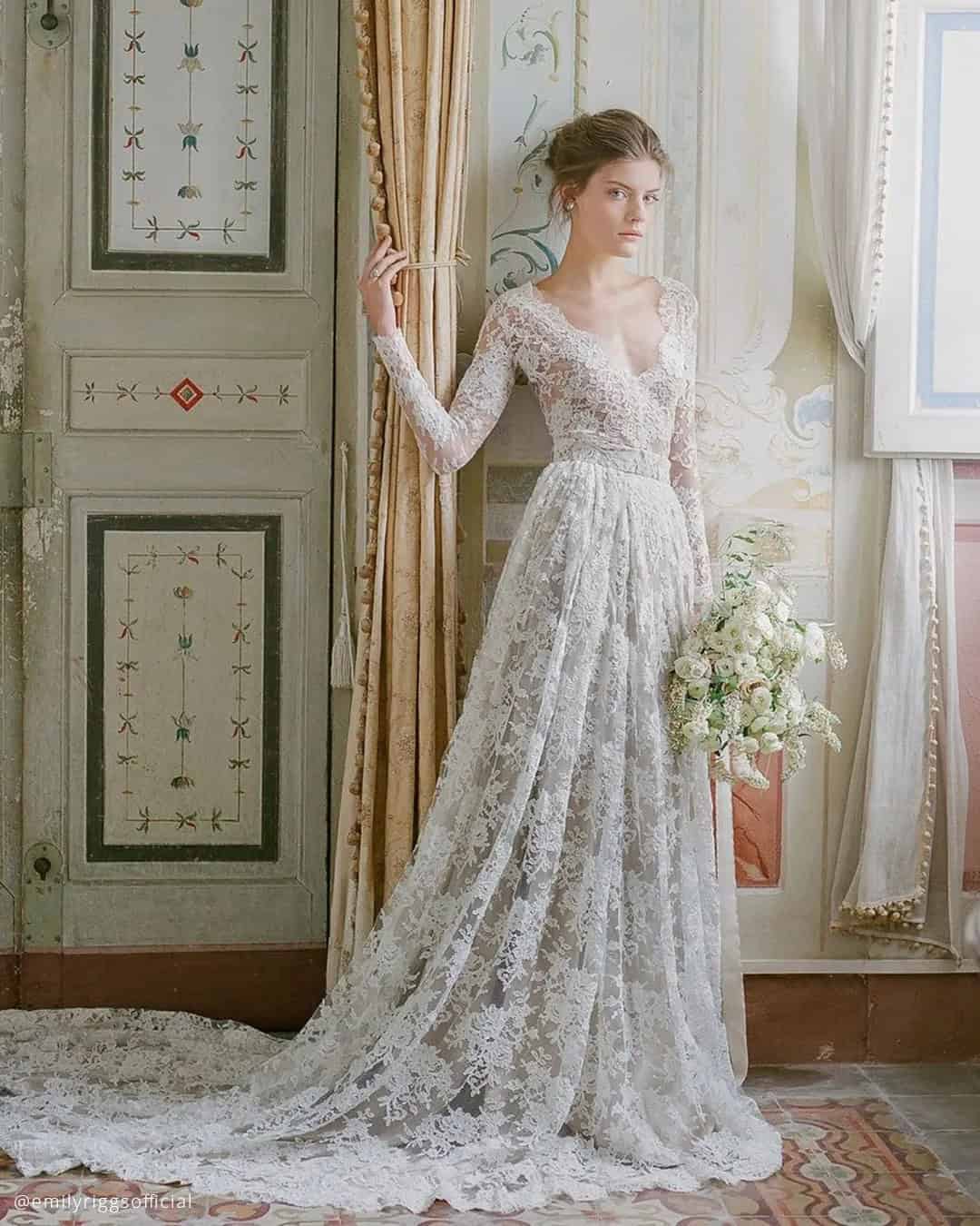 Lace Country Wedding Dress Ideas