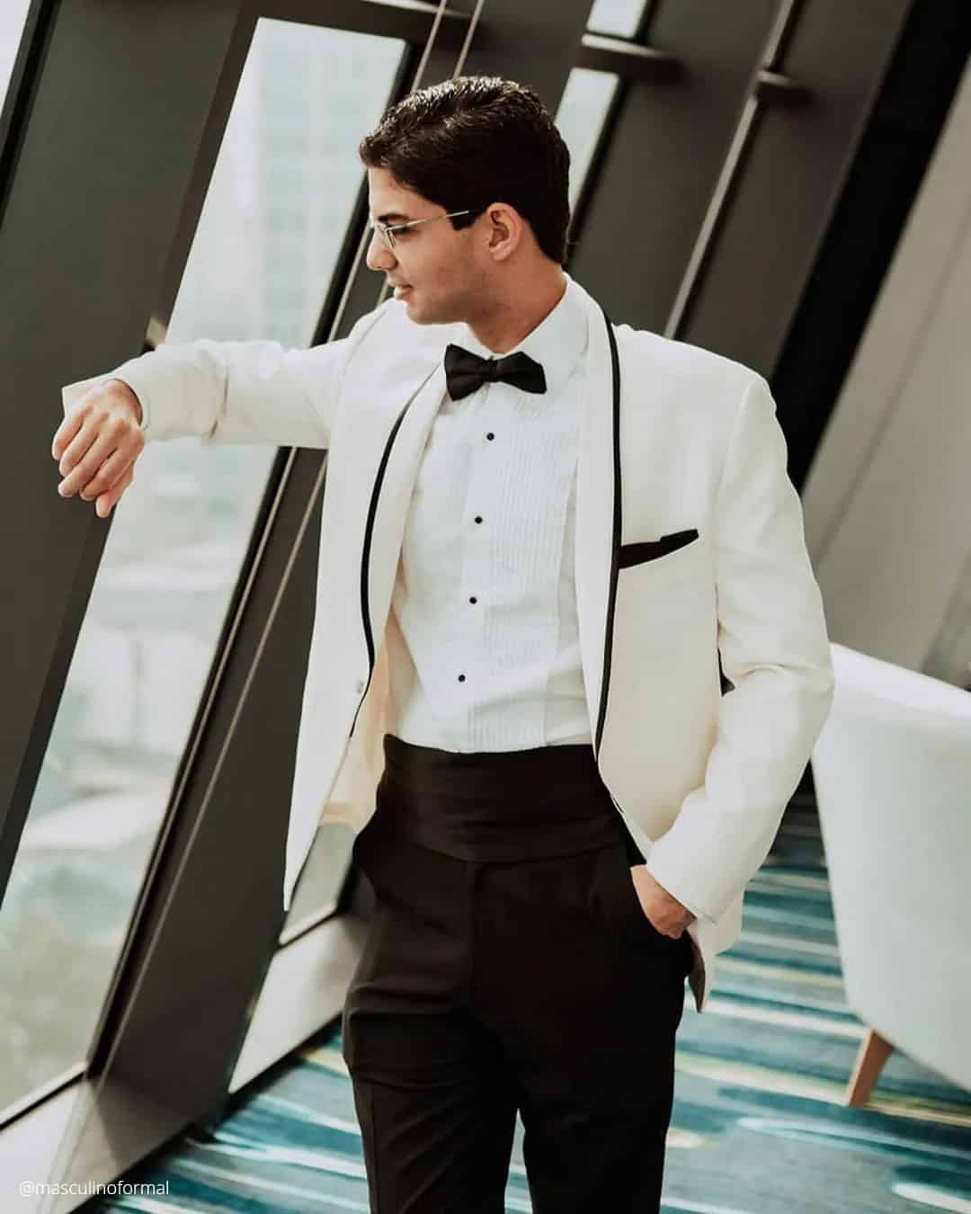 White Groomsmen Outfits