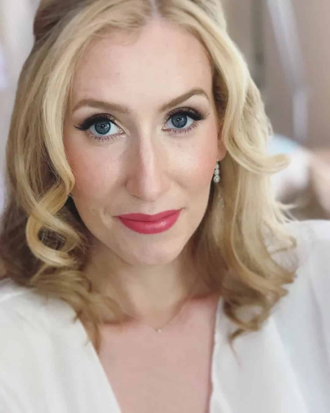 Red Lips Makeup For Mother Of The Bride