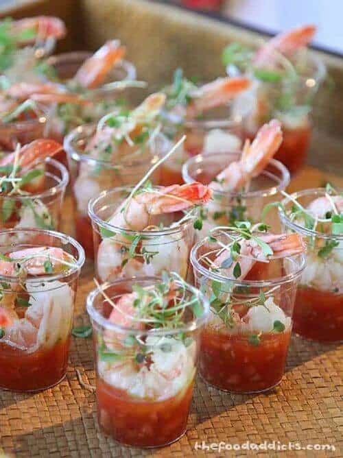 Shrimp cocktail shooters