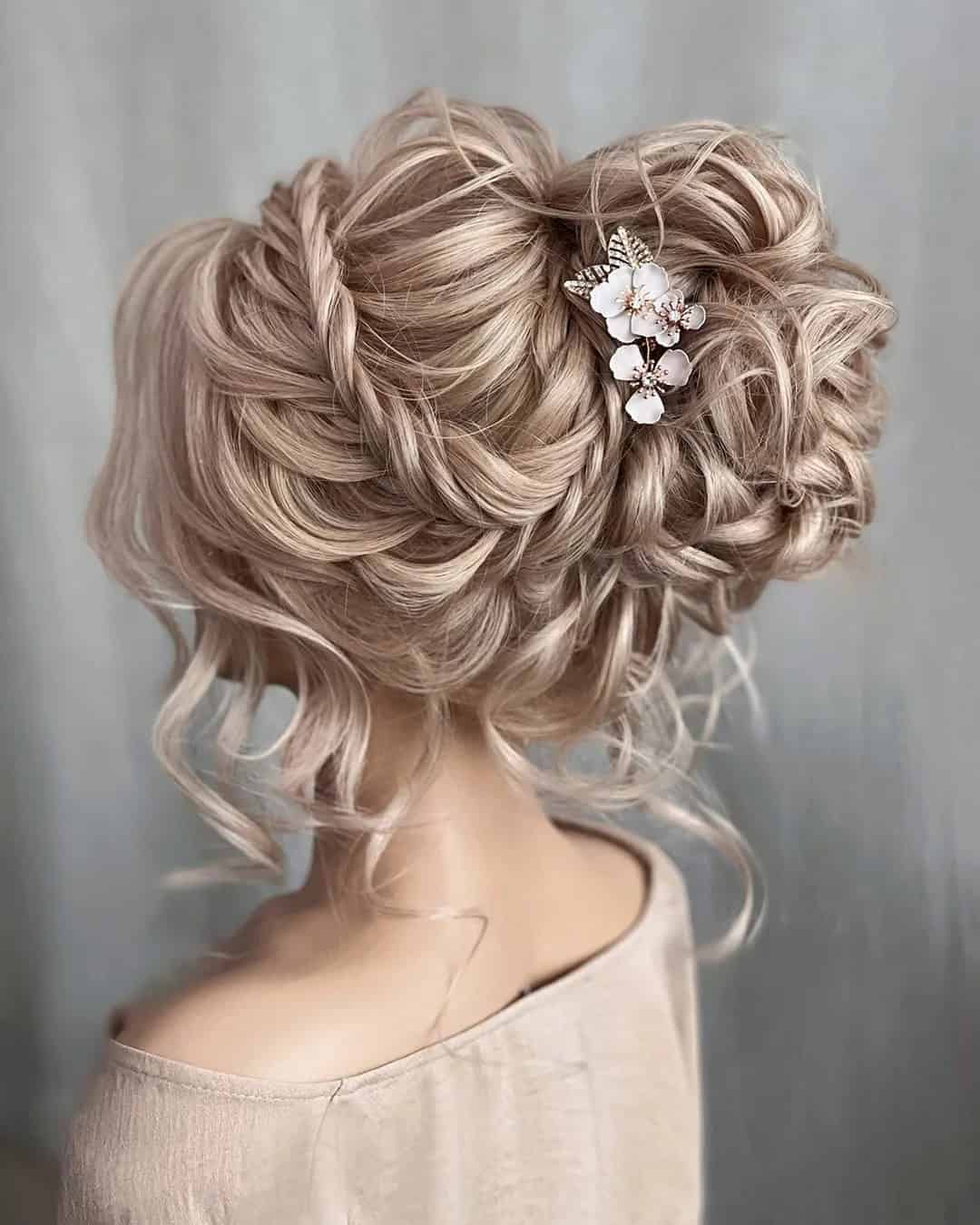 Wedding Hairstyles For Thin Curly Hair