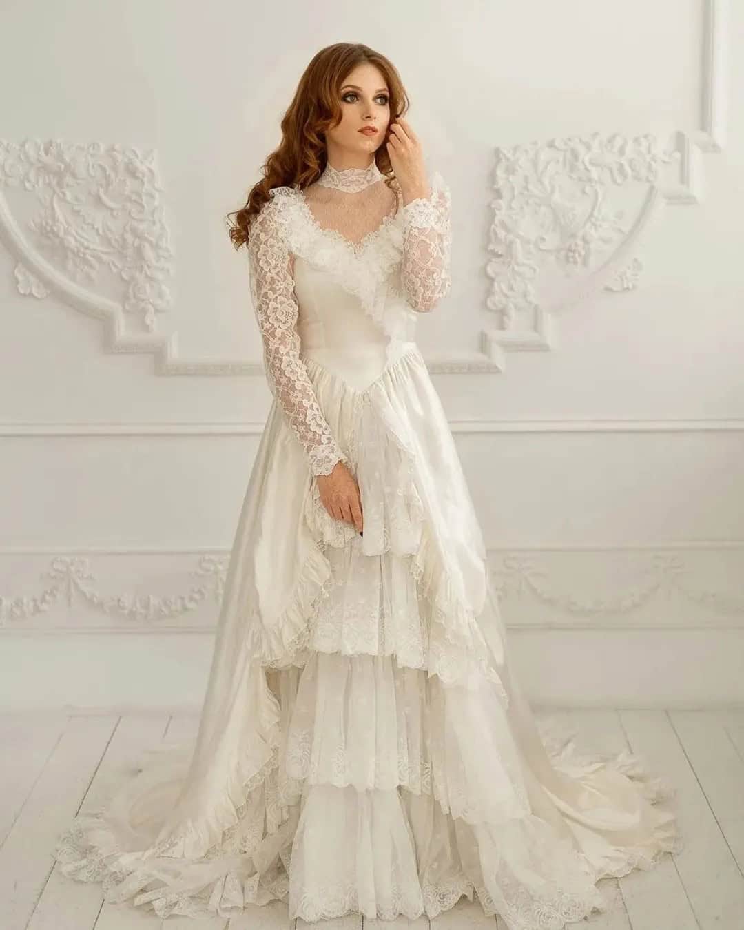 Lace Victorian Style Wedding Dresses