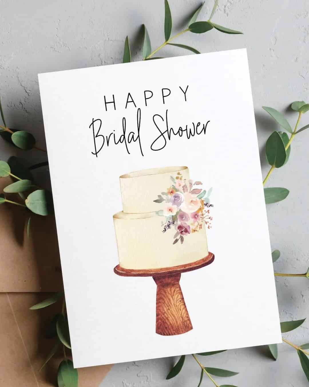 Printable Bridal Shower Card